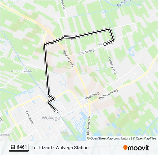 6461 Bus Line Map