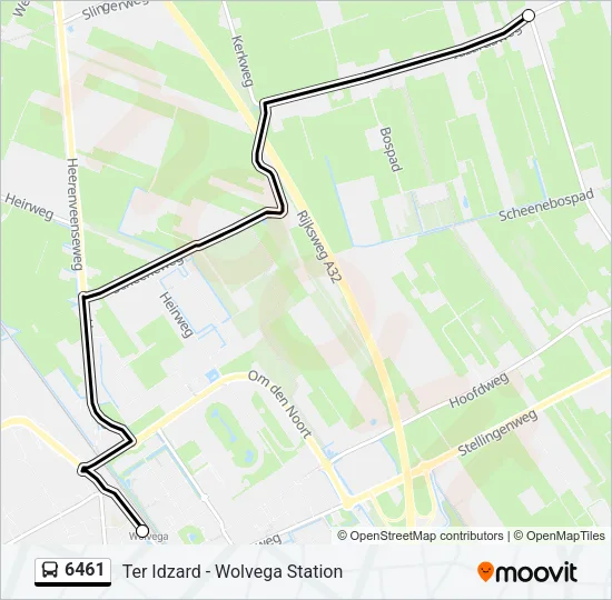 6461 Bus Line Map