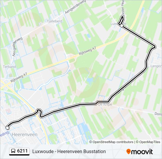 6211 Bus Line Map
