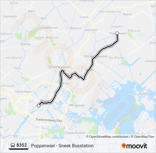 8352 Bus Line Map