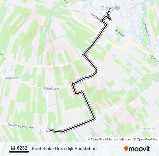 6232 Bus Line Map