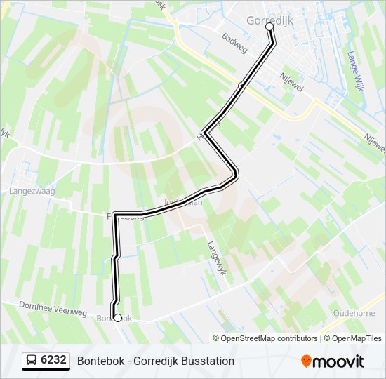 6232 Bus Line Map