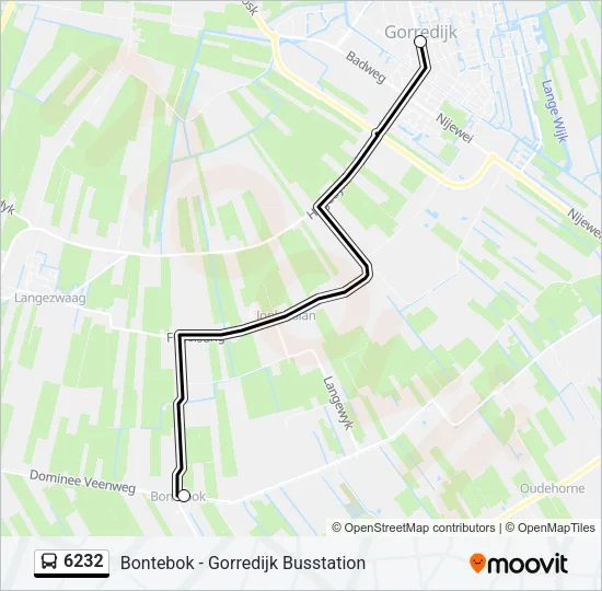6232 Bus Line Map