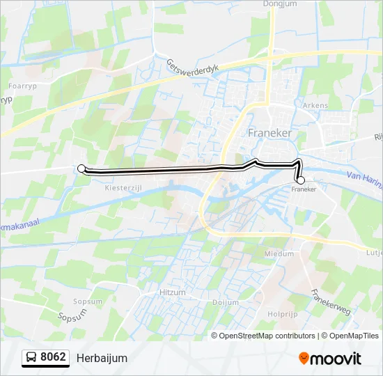 8062 Bus Line Map