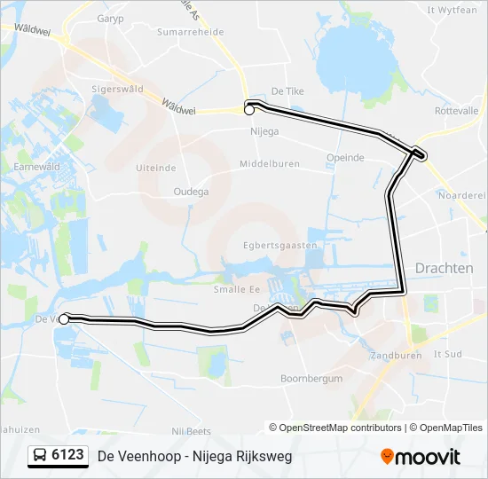 6123 Bus Line Map