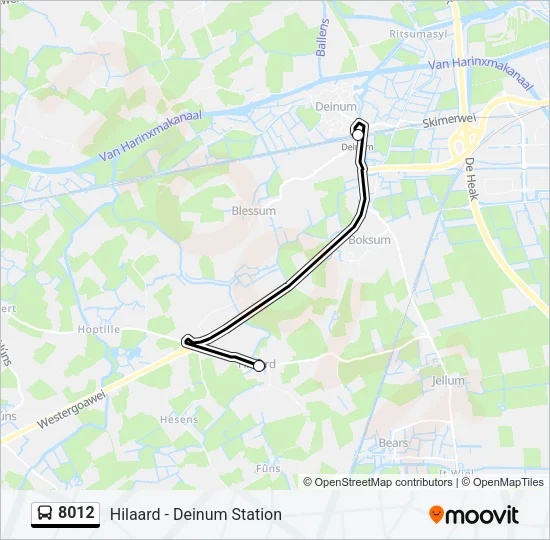 8012 Bus Line Map