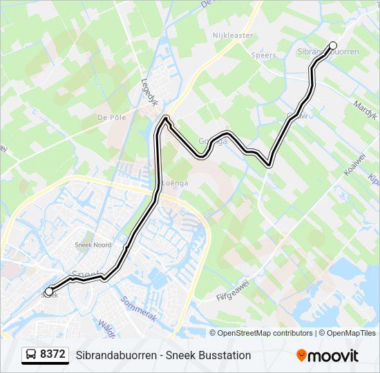 8372 Bus Line Map