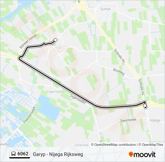 6062 Bus Line Map