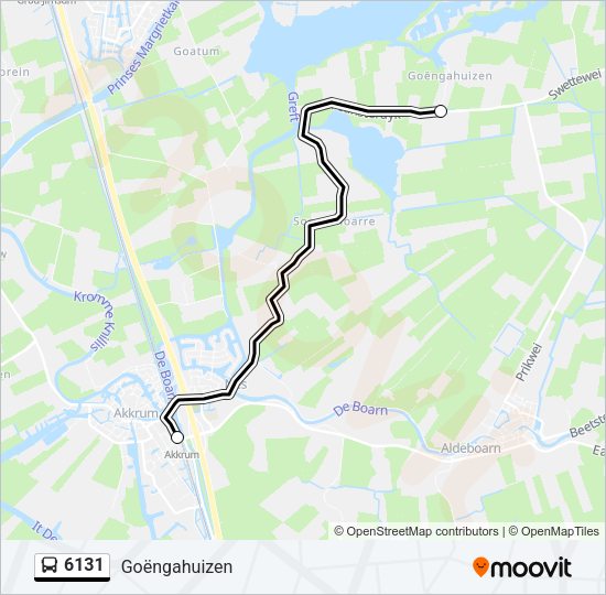 6131 Bus Line Map