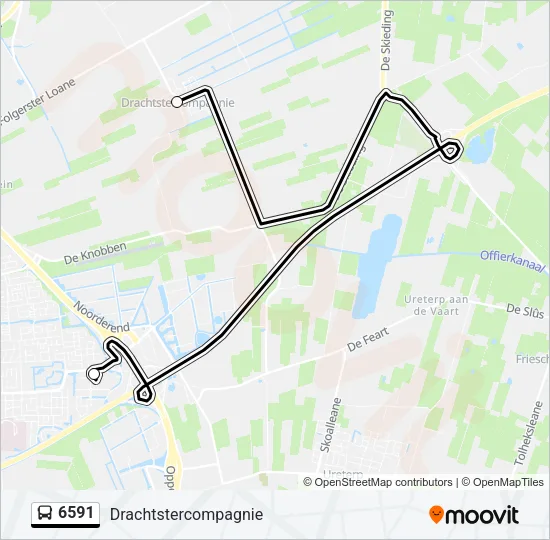 6591 Bus Line Map