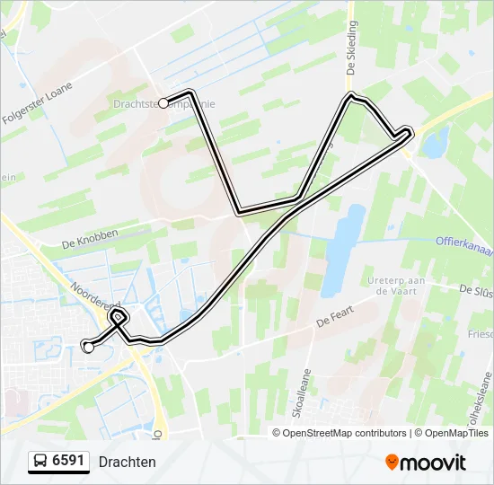 6591 Bus Line Map