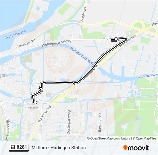 8281 Bus Line Map