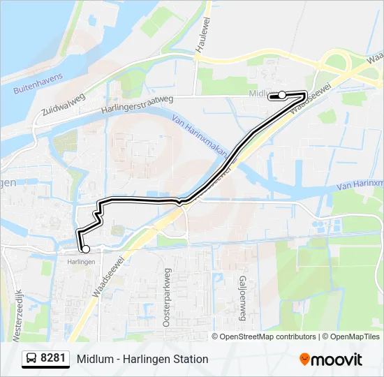 8281 Bus Line Map