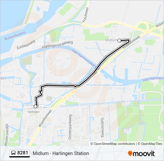 8281 Bus Line Map