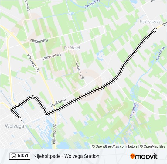 6351 Bus Line Map