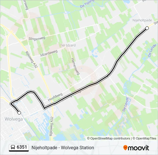 6351 Bus Line Map