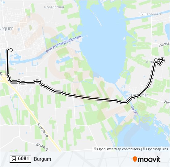 6081 Bus Line Map