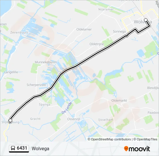 6431 Bus Line Map