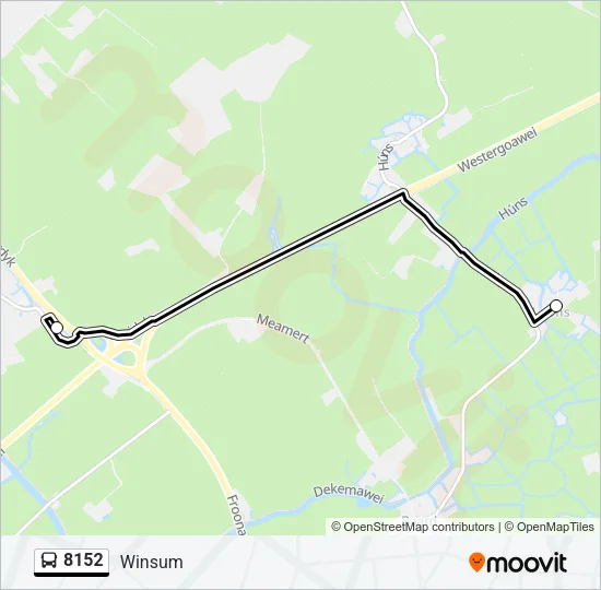 8152 Bus Line Map