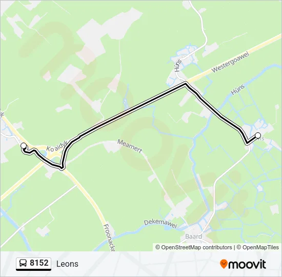 8152 Bus Line Map
