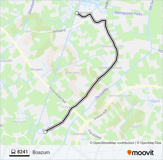 8241 Bus Line Map