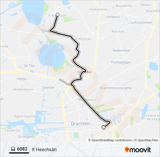 6082 Bus Line Map