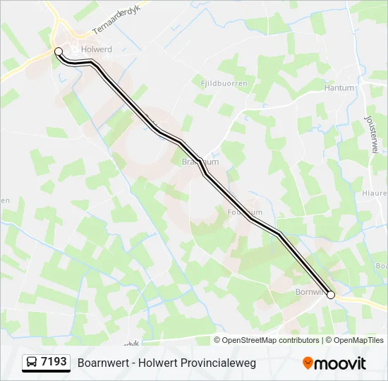 7193 Bus Line Map