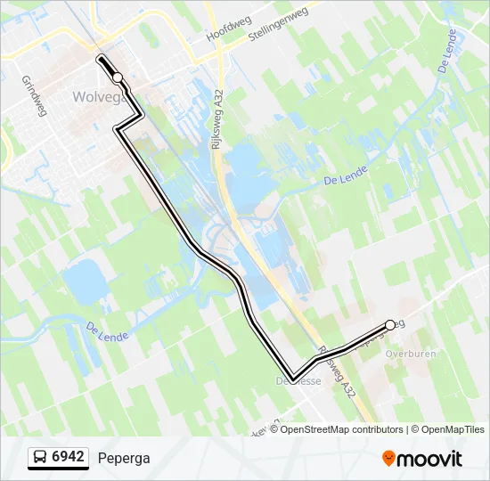6942 Bus Line Map