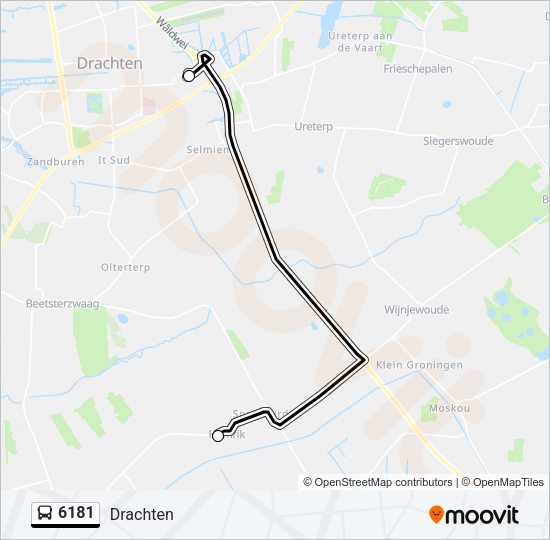 6181 Bus Line Map