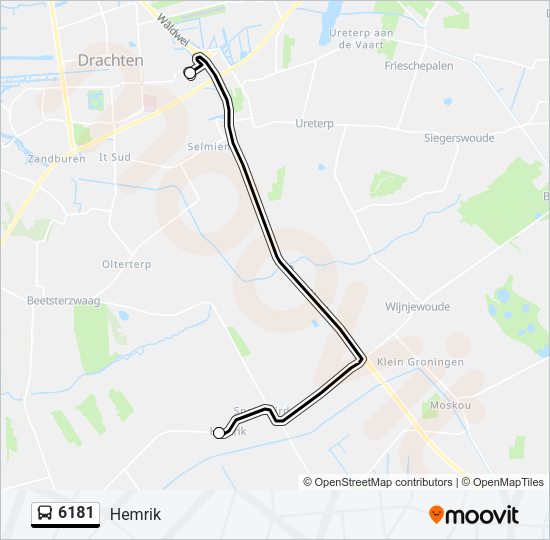6181 Bus Line Map