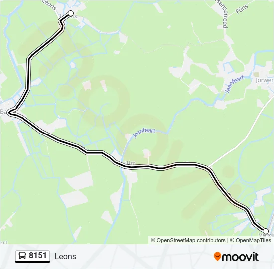 8151 Bus Line Map