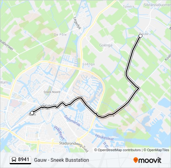 8941 Bus Line Map