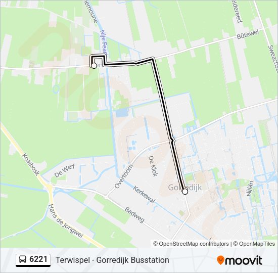 6221 Bus Line Map