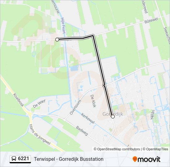 6221 Bus Line Map