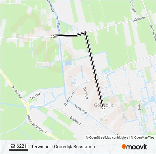 6221 Bus Line Map