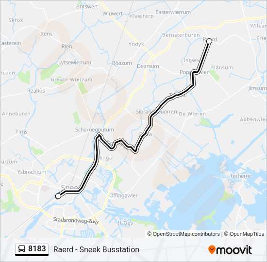 8183 Bus Line Map