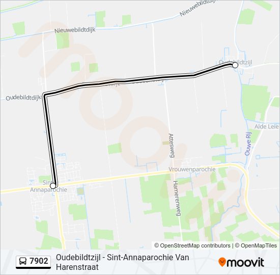 7902 Bus Line Map