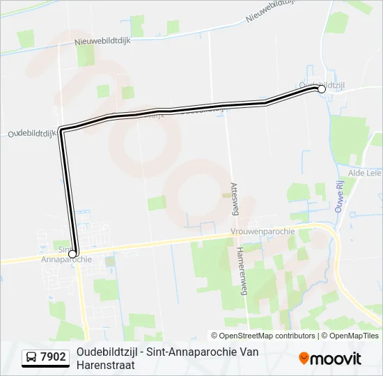7902 Bus Line Map