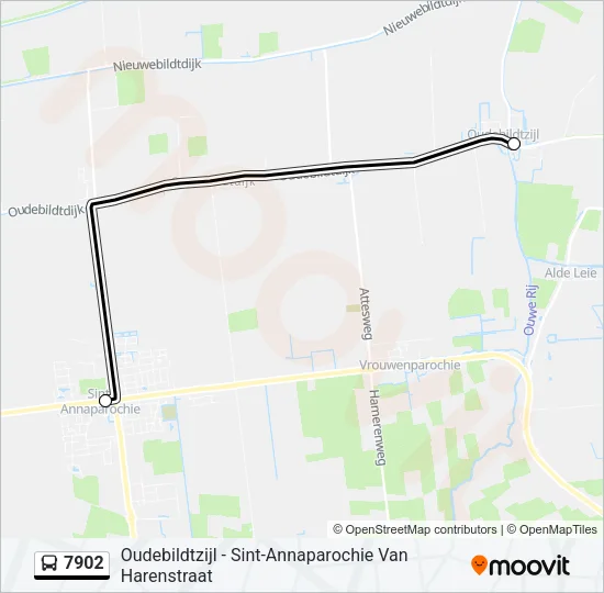 7902 Bus Line Map