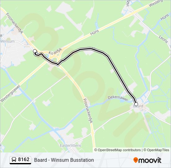 8162 Bus Line Map