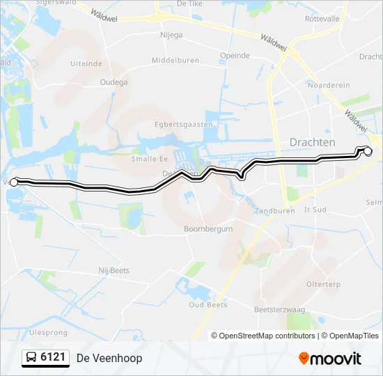 6121 Bus Line Map