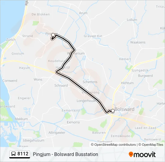 8112 Bus Line Map
