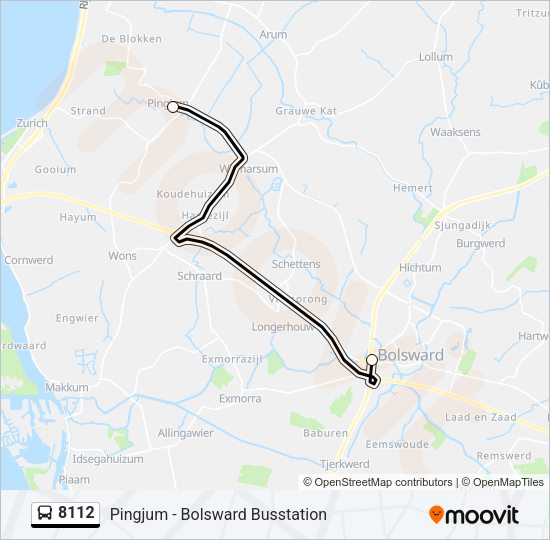 8112 Bus Line Map