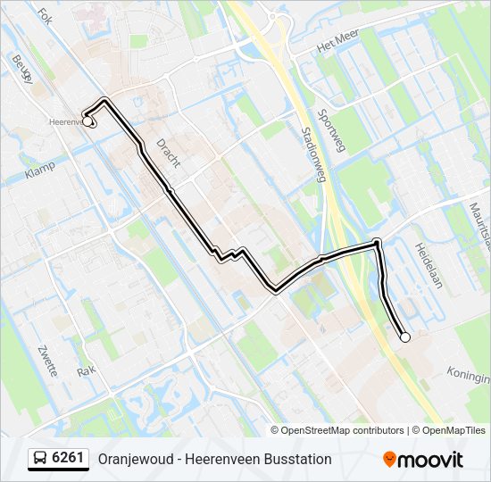 6261 Bus Line Map
