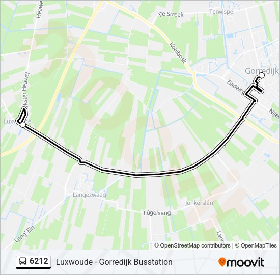 6212 Bus Line Map