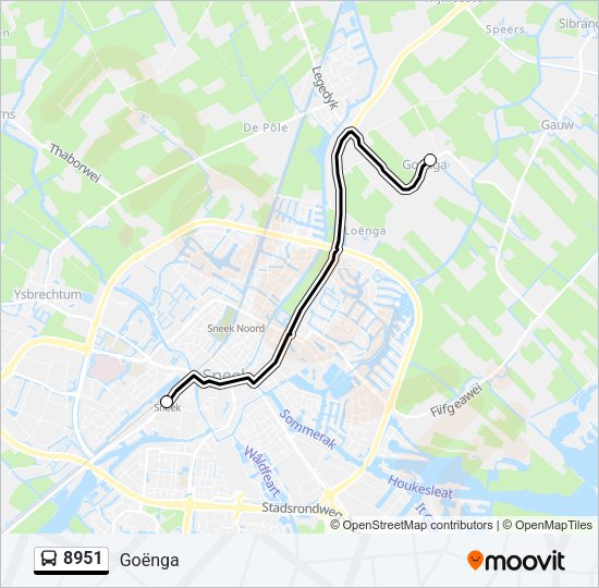 8951 Bus Line Map