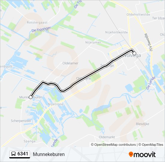 6341 Bus Line Map