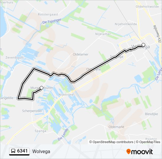 6341 Bus Line Map
