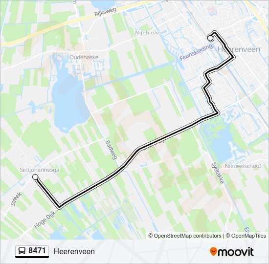8471 Bus Line Map