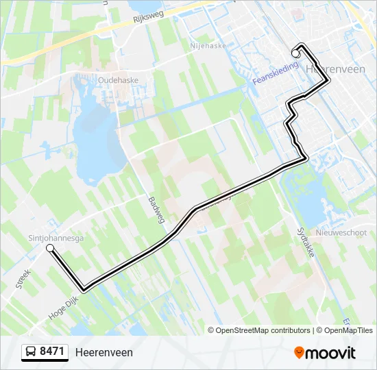 8471 Bus Line Map